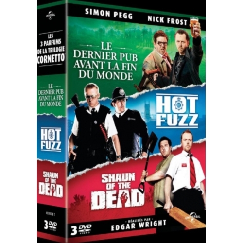 La Trilogie Cornetto : Le dernier pub avant la fin du monde + Hot Fuzz + Shaun of the Dead COFFRET D