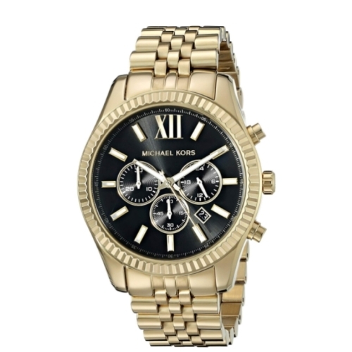 Montre Homme Michael Kors Lexington MK-8286 Bracelet en acier doré