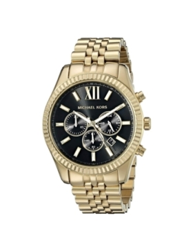 Montre Homme Michael Kors Lexington MK-8286 Bracelet en acier doré