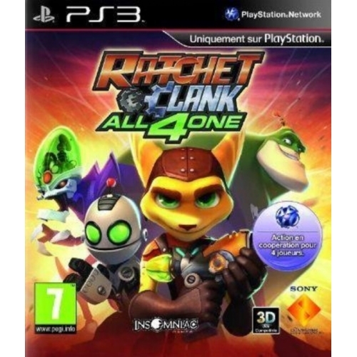 Ratchet & Clank - All 4 one ps3 sans notice 