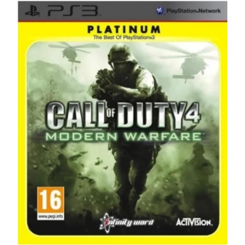 Call of Duty 4 Modern Warfare - Edition Platinum PS3 AVEC NOTICE 