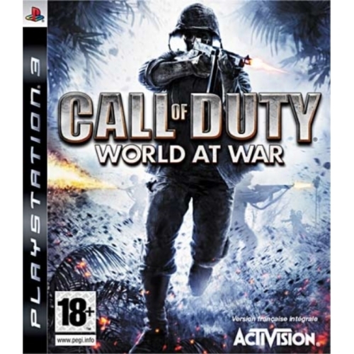 CALL OF DUTY WORLD AT WAR AVEC NOTICE PS3