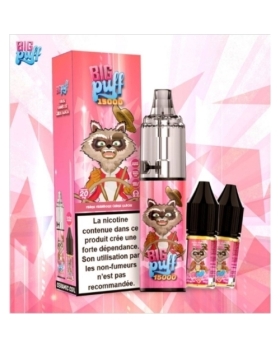 FRAISE FRAMBOISE CERISE GLACEE Tornado 2% 15000 puffs - Big Puff +2 flacons de 10 ml 