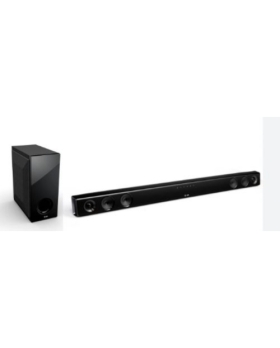 BARRE DE SON LG NB300 300W AVEC CAISSON DE BASSE BLUETOOTH/USB/OPTICALMANQUE CACHE PILE TELECOMMANDE