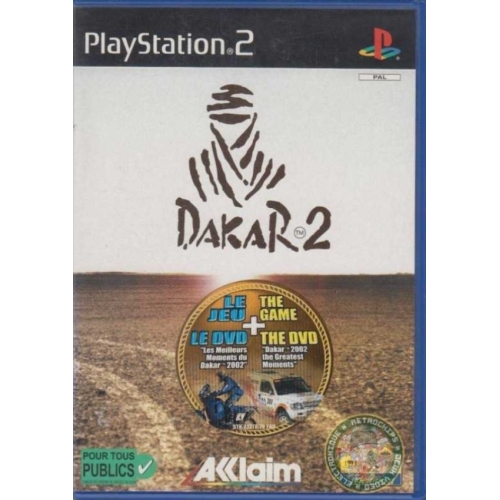 DAKAR 2 + DVD AVEC NOTICE PS2