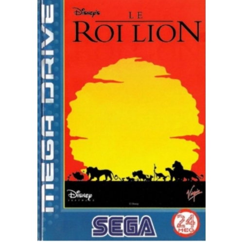 Le Roi Lion mega drive avec notice EN BOITE