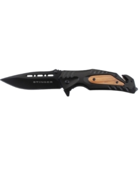Couteau pliant Stinger Bora ST3 Lame 9,7cm avec coupe-ceinture/clip