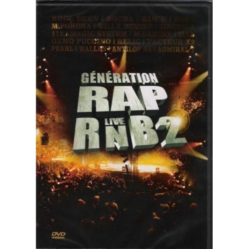 Génération RAP RNB2 Live - Concert enregistré à Paris Bercy le 18 décembre 2004 DVD 