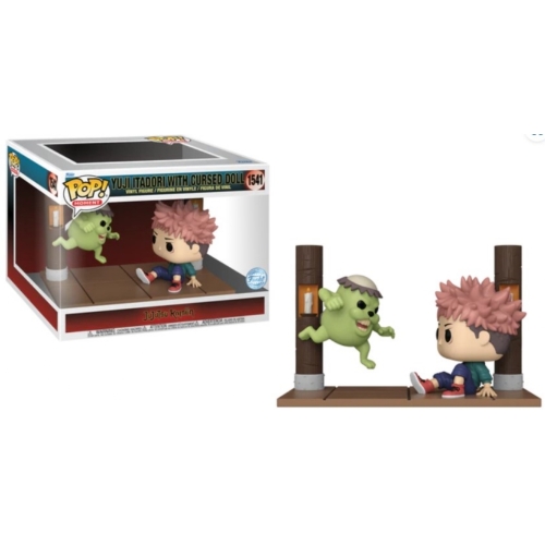 Figurine Pop! n°1541 Jujutsu Kaisen - Yuji Itadori avec Poupée maudite
