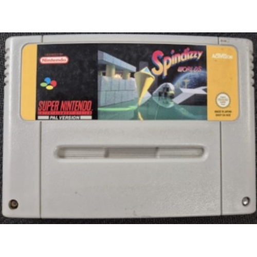 Spindizzy WORLDS SUPER NINTENDO EN LOOSE 