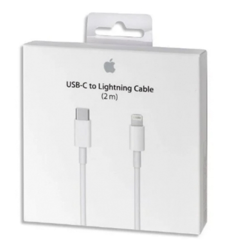 Câble Apple Original USB-C vers Lightning (2m) MQGH2ZM/A Blanc (Boite)