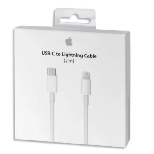Câble Apple Original USB-C vers Lightning (2m) MQGH2ZM/A Blanc (Boite)