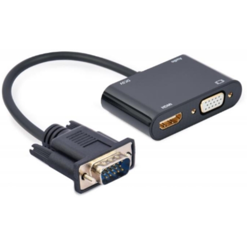 CableXpert Adaptateur VGA vers HDMI/VGA 