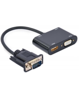 CableXpert Adaptateur VGA vers HDMI/VGA 