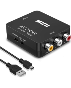CONVERTISSEUR ADAPTATEUR RCA VERS HMDI 1080P / IDEAL POUR CONSOLE RETRO