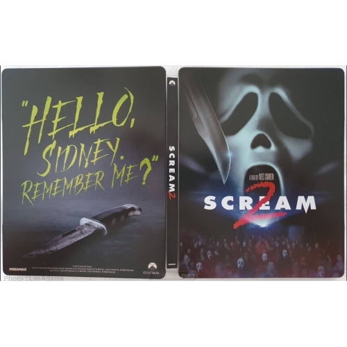 SCREAM 2 BLU-RAY 4K UHD STEELBOOK+DVD 