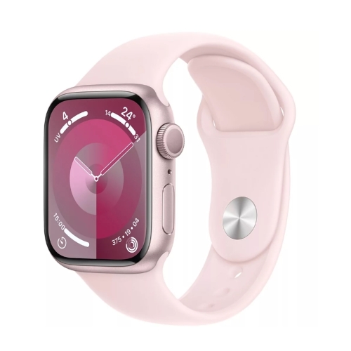 APPLE WATCH SERIE 9 GPS ROSE BRACELET ROSE 41MM BATTERIE:100%