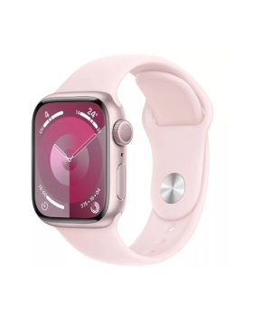 APPLE WATCH SERIE 9 GPS ROSE BRACELET ROSE 41MM BATTERIE:100%