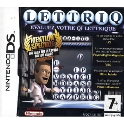 LETTRIQ DS AVEC NOTICE 