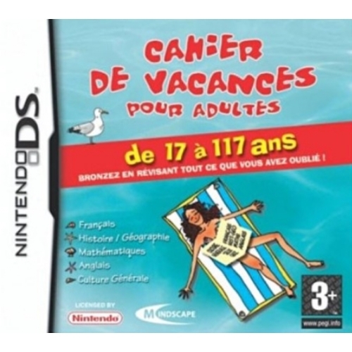 Cahier de Vacances Pour Adultes DS AVEC NOTICE