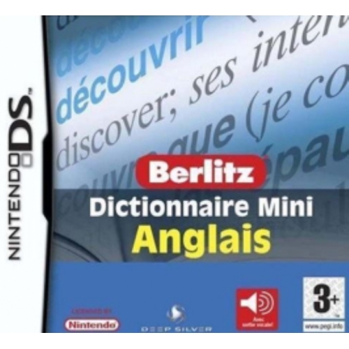 English Dictionary Berlitz DS avec notice 
