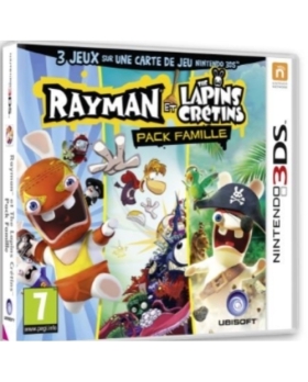 Rayman et les Lapins Crétins Pack Famille pour Nintendo 3DS 