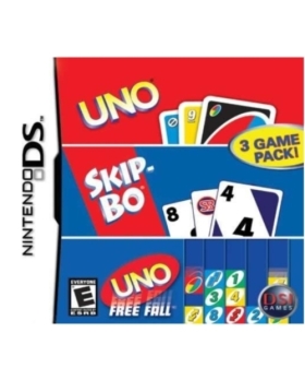 Uno Compilation 3 Jeux DS Uno-Skip Bo-Free Fall avec notice 