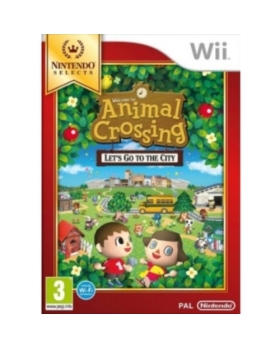 ANIMAL CROSSING LET'S GO TO THE CITY WII NINTENDO SELECT