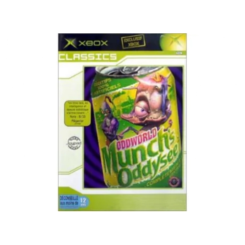 ODDWORLD MUNCH'S ODDYSEE XBOX AVEC NOTICE 