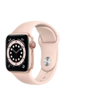 APPLE WATCH  SE 1ERE GEN OR ROSE 40MM CELLULAR+GPS BATTERIE:91% BRACELET SPORT 