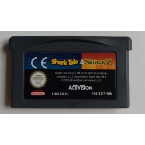 Gang de requin + Shrek 2 Gameboy Advance loose