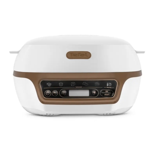 CAKE FACTORY + KD802112 COMPLET AVEC 4 MOULES INCLUS BLANC/MARRON 1100W 
