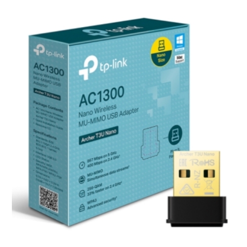 Adaptateur réseau TP-LINK Archer T3U Nano USB 1.3 GBit/s
