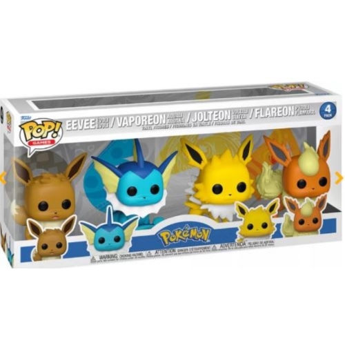 Evoli / Aquali / Voltali / Pyroli  Pack 4