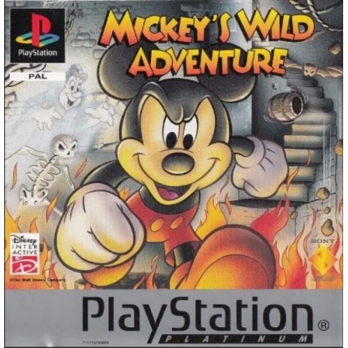MICKEY'S WILD ADVENTURE PS1 PLATINUM  AVEC NOTICE  