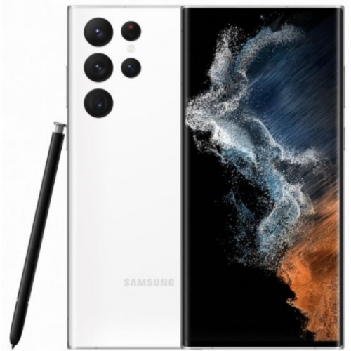 SAMSUNG GALAXY S22 ULTRA  BLANC 5G RAM:8GO 256GO 108MPX ECRAN:AMOLED(120HZ) PLAYSTORE  