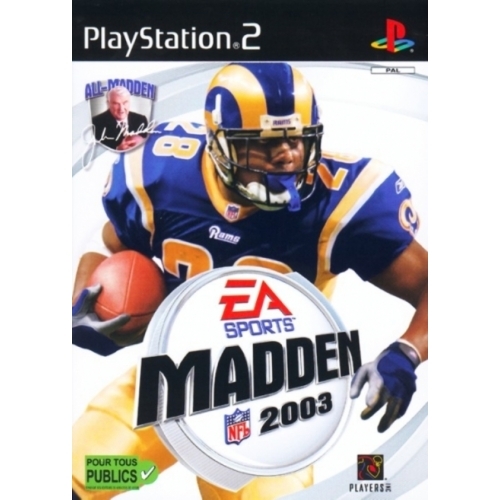 MADDEN 2003 PS2 AVEC NOTICE 