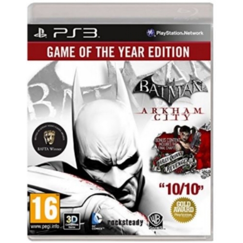Batman Arkham City PS3 - Game of the year import anglais