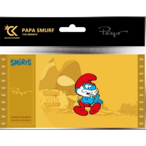 Golden Ticket Cartoon Kingdom Les SCHTROUMPFS - Le Grand Schtroumpf