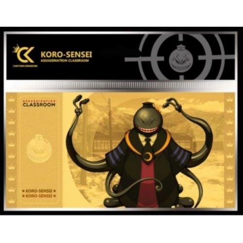 Assassination classroom - koro-sensei en colère - golden ticket