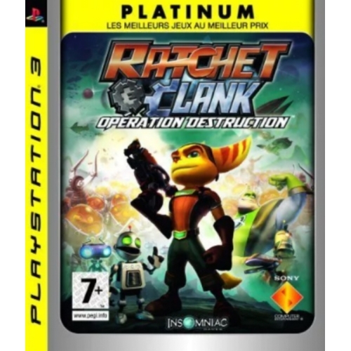 Ratchet & Clank - Opération destruction - édition platinum avec notice ps3 
