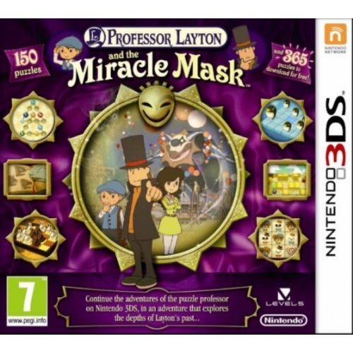 Professeur Layton et le Masque des Miracles 3DS 