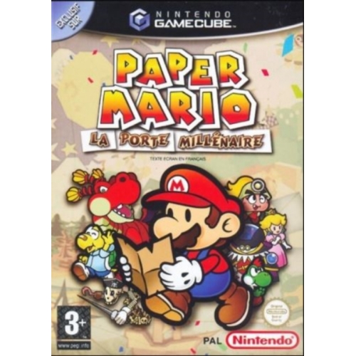 PAPER MARIO LA PORTE MILLENAIRE GAMECUBE AVEC NOTICE 