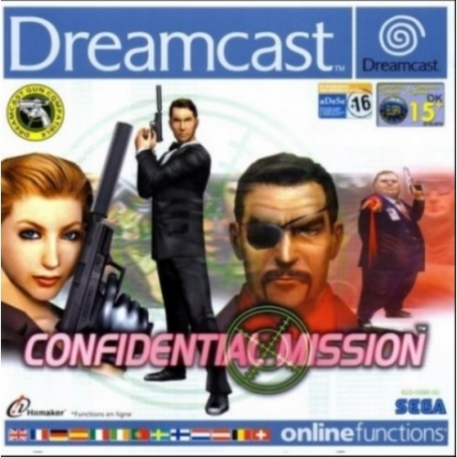 CONFIDENTIAL MISSION DREAMCAST AVEC NOTICE 