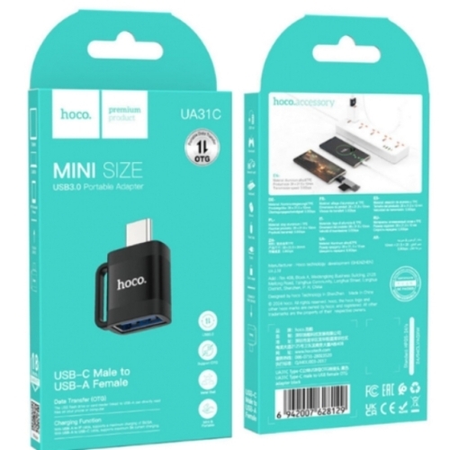 Adaptateur HOCO USB-C vers USB 3.0 femelle