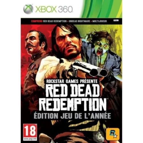 Red Dead Redemption Edition Jeu de l'année avec Notice Xbox 360