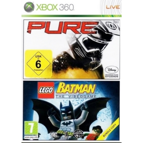 Pure et Lego Batman XBOX 360 AVEC NOTICE 