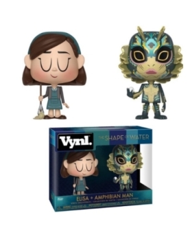 Funko Vynl The Shape of Water: Elisa + Amphibian Man Vynl Figure (pack de 2)
