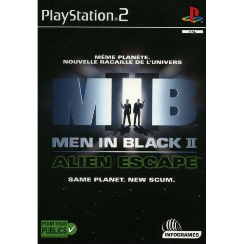 Men In Black 2 : Alien Escape PS2 SANS NOTICE 
