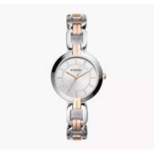 Montre FOSSIL BQ3341 Kerrigan à trois aiguilles en acier inoxydable bicolore